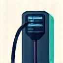 Icône d'infrastructure de recharge pour VÉ